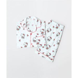 스파오 SPAO [산리오캐릭터즈] 반팔 파자마(WHITE)_SPPPG25U01 SPPPG25U01 405075