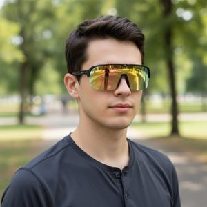 RUDY PROJECT 스핀쉴드 에어 차콜 매트 프레임멀티레이저 골드 렌즈(SP845738-0000)