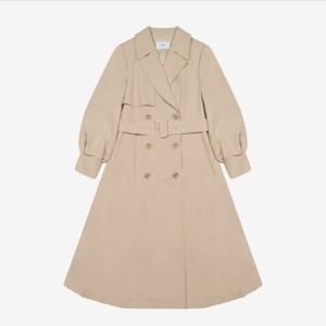 [씨]볼륨 소매 A라인 트렌치 코트 SKNAB2601