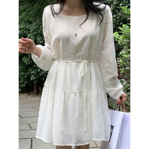 [예쎄][귈림] 스퀘어넥 쉬폰 캉캉 원피스(G6SOP039P)