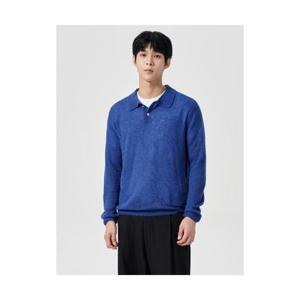 에잇세컨즈 8SECONDS 울블렌드 하이게이지 칼라 니트 블루 214951BY1P 405225