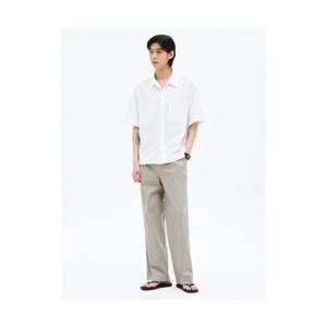 에잇세컨즈 8SECONDS 리넨라이크 세미와이드핏 팬츠 베이지 425521LY9A 405478