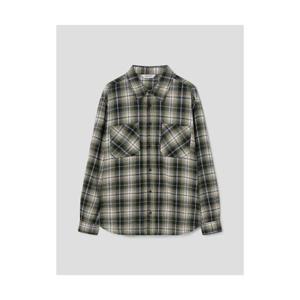 에잇세컨즈 8SECONDS 브러시 체크 셔츠 그린 455164CQ2M 405496