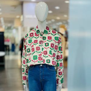 [클리지]북유럽 플라워 셔츠 남방 CQ3WBL17