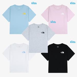 노스페이스 키즈 기본티 NT7US01 고-투 반팔 티셔츠