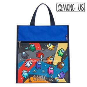 초등학교가방 어몽어스 보조가방 신발주머니-블루