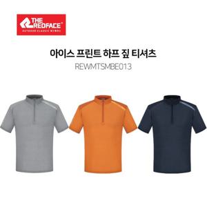 [레드페이스]아이스 프린트 하프 짚 티셔츠 REWMTSMBE013 남성