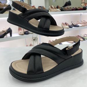 [에스콰이아]여성 캐주얼 쿠션 샌들 YAEMSD8O3BK HFSP1A GN_GN