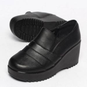 여성웨지샌들 통굽슈즈 웨지힐 중년신발 캐주얼슈즈 키높이