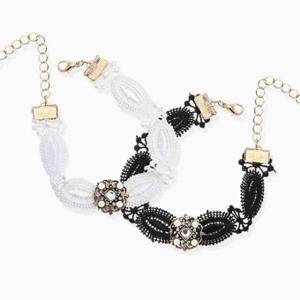 레이스팔찌 에스닉 레이스 초커 팔찌