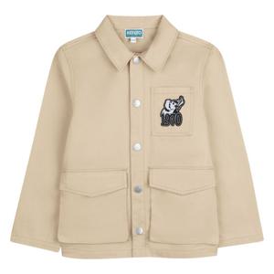 [겐조키즈][EDEN JUNGLE] 코끼리 로고 베이지 면자켓 Z265AFJ311