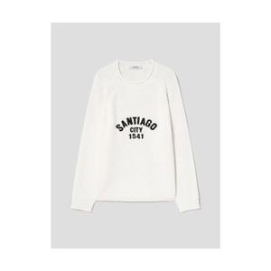 에잇세컨즈 8SECONDS 아플리케 레터링 풀오버 아이보리 454951LQ10 405899