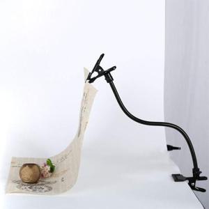 장비 스튜디오 촬영 다용도 플렉시블 암 듀얼 클램프 집게 거치대 카메라