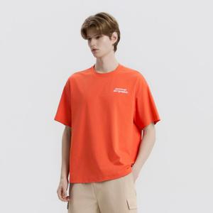 N262UTS901 소로나 쿨 그리핀 세미오버핏 반팔 티셔츠 L/ORANGE