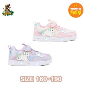[토박스]다이노솔즈 스위트 유니콘 키즈 LED 운동화 DNYCG1TSSU11