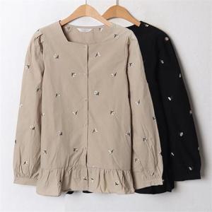 [강물처럼]위쉬몰 LY 러블리자수블라우스(A961H010) 빅사이즈 (6