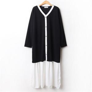 [강물처럼]아이우먼 브이진주쉬폰원피스 BEA952M010 빅사이즈 (6