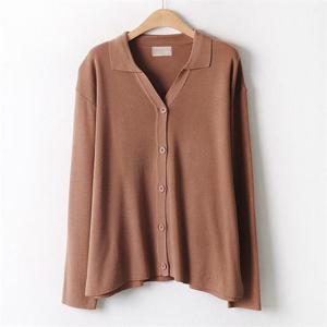 [강물처럼]아이우먼 브이카라박시가디건 RMA939M010 빅사이즈 (6