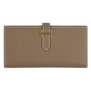 에르메스 26년 베안 장지갑 금장 앱송 에토프 G각인 H039785CC18