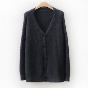 [강물처럼]아이우먼 포근앙고라가디건 WC7034M010 빅사이즈 (614