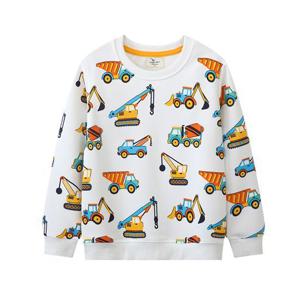 [조이멀티]화이트중장비 아동 긴팔 티셔츠 맨투맨 205481