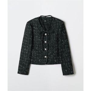 스파오 SPAO 타이 스트랩 트위드 재킷_SPJKG23W03 SPJKG23W03 406405