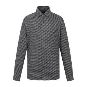 [팬텀][팬텀골프] 남성 시그니처 패턴 기모 셔츠 211E3JS101_GY