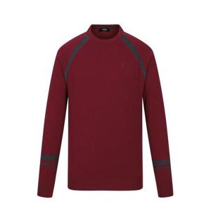 [팬텀][팬텀골프] 남성 양두조직 라인 배색 니트 211E3SR265_WN