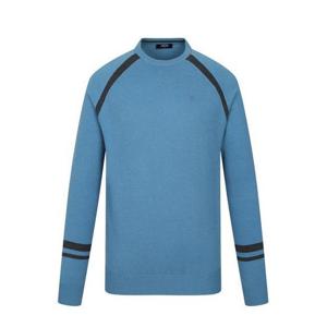 [팬텀][팬텀골프] 남성 양두조직 라인 배색 니트 211E3SR265_BL