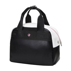 [팬텀][팬텀골프]여성 배색 로고 펀칭 토트백 221C3BG652_BK_GN