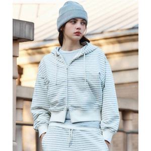 스파오 SPAO [프렌치테리] 여성 2-WAY 후드 집업_SPMZG23G01 SPMZG23G01 406462