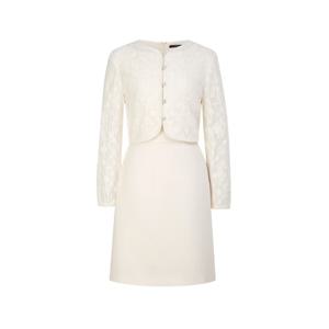 질스튜어트뉴욕  아이보리 레이스장식 원피스 JSDR6B220IV