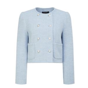 질스튜어트뉴욕  포켓 코튼혼방 트위드자켓 JSJA6B300B1