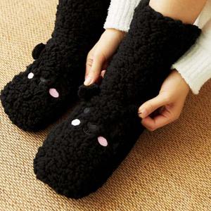 캐릭터 수면 양말 학생 임산부 실내 보온 긴 양말