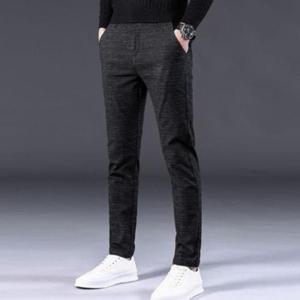 캐주얼긴바지 체크패턴 남성슬랙스 일자팬츠 정장바지