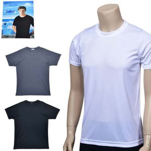 흡습속건 스포츠 쿨론 라운드넥 남성용 반팔 티셔츠