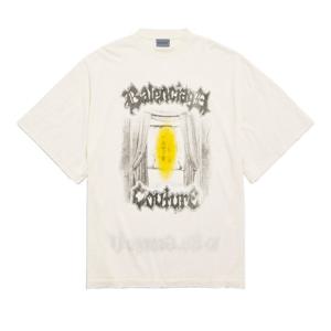 발렌시아가 살롱 드 꾸뛰르 그래픽 티셔츠 871750TUVD6 9020