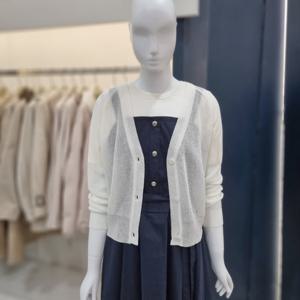 [나이스클랍]브이넥 시스루 가디건 A262PWK324_DG_DG