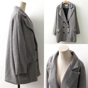 [강물처럼]위쉬몰 WC 골지테일러드코트(7035H010) 빅사이즈 (613