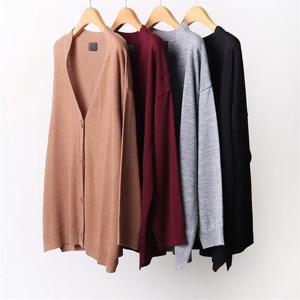 [강물처럼]빅사이즈사랑해요 A926L010 빅다인슬림오버가디건 RM