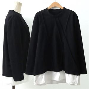 [강물처럼]위쉬몰 WC 빈티지레이어드셔츠(7033H010) 빅사이즈 (6