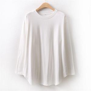 [강물처럼]아이우먼 밑단라운딩기모롱티 WW7948M009 빅사이즈 (6