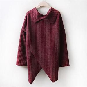 [강물처럼]아이우먼 언발 사선 절개 티 WC3783M009 빅사이즈 (61