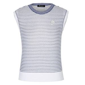 [레노마골프]여성 스트라이프 라운드 니트 베스트 RWSVM6207-930