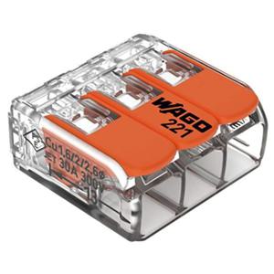 전선연결 와고 전선 커넥터 콘넥타 단선 연선 낱개판매 221-613