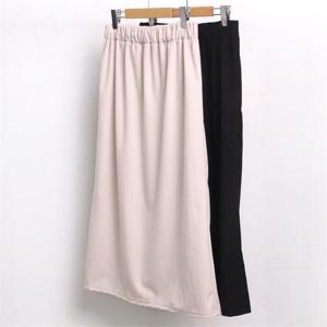 [강물처럼]빅사이즈사랑해요 8114L009 골덴 트임 롱 스커트 WW (