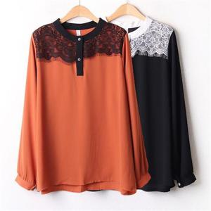 [강물처럼]위쉬몰 YP 샤프레이스블라우스(A884H009) 빅사이즈 (6