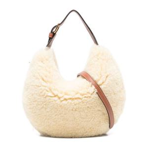 셀린느 시어링 텍스처 크레센트 숄더백 12072 3GFY02NT