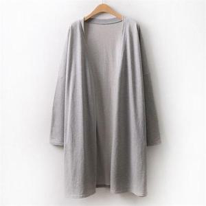 [강물처럼]아이우먼 심플포켓면롱가디건 WW7226M009 빅사이즈 (6