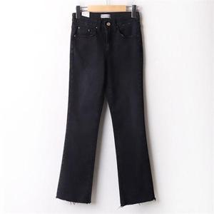 [강물처럼]아이우먼 블랙부츠컷컷팅데님 LOA867M009 빅사이즈 (6